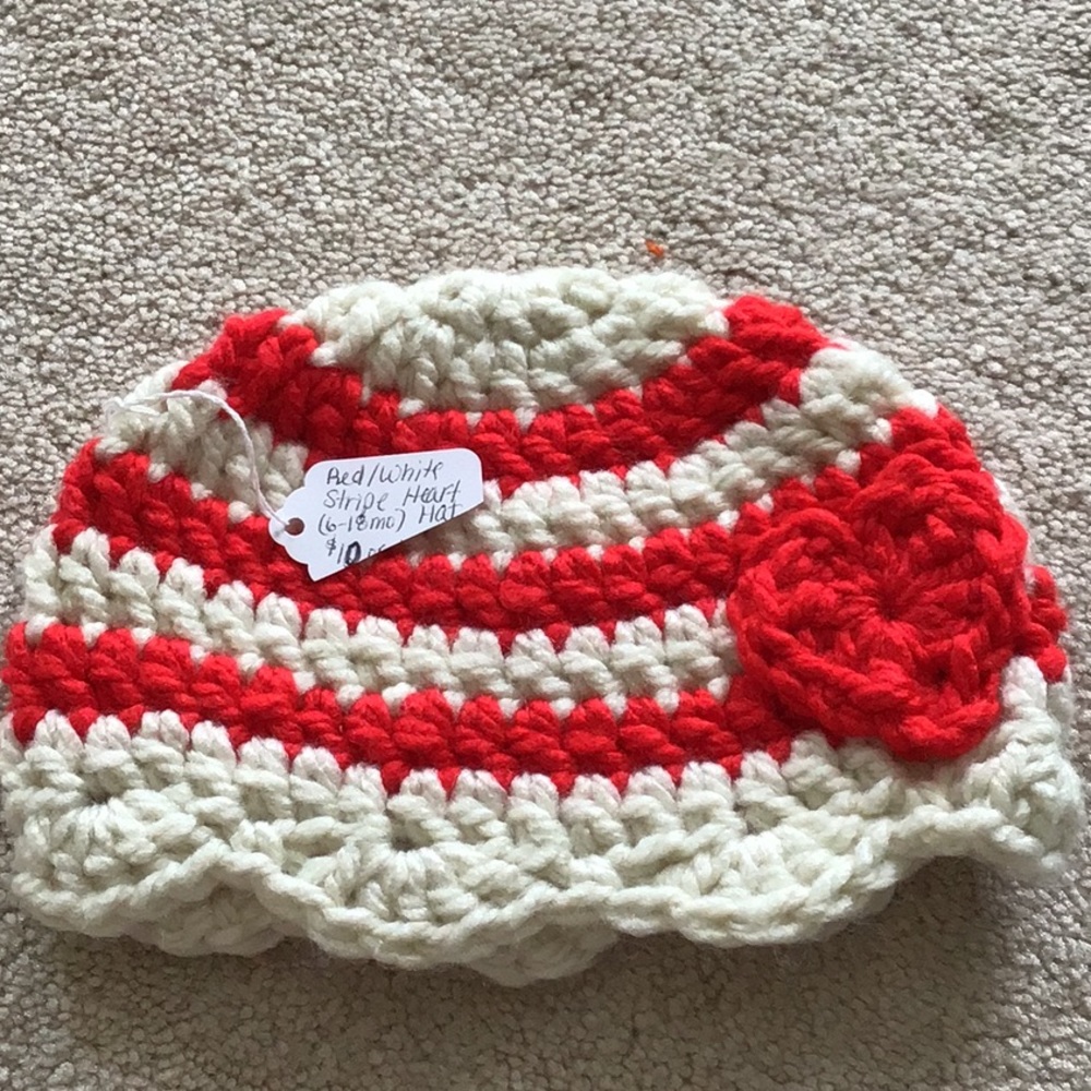 SALE Baby Beanie (6-18 mo) Handmade Crochet Chunky